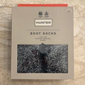 Hunter Cable Knit Short Boot sock - Size M